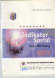 Social Indicators of Bontang Municipality 2003