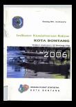 Welfare Indicators Of Bontang Municipality 2006