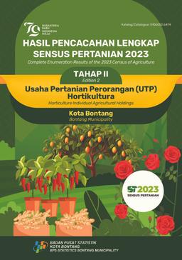 Complete Enumeration Results Of The 2023 Census Of Agriculture - Edition 2 Horticulture Individual Agricultural Holdings Bontang Municipality