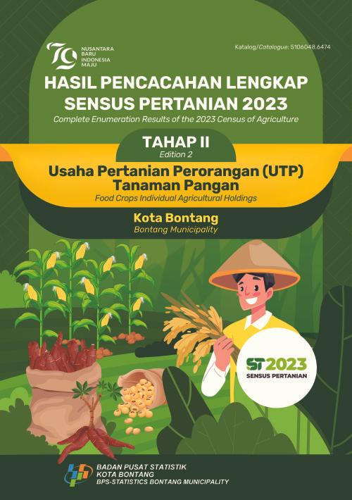 Hasil Pencacahan Lengkap Sensus Pertanian 2023 - Tahap II: Usaha Pertanian Perorangan (UTP) Tanaman Pangan Kota Bontang