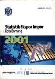 Statistics Of Export-Import Bontang Municipality 2001