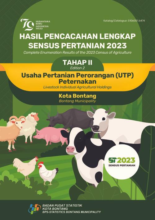 Complete Enumeration Results of the 2023 Census of Agriculture - Edition 2: Livestock Individual Agricultural Holdings Bontang Municipality